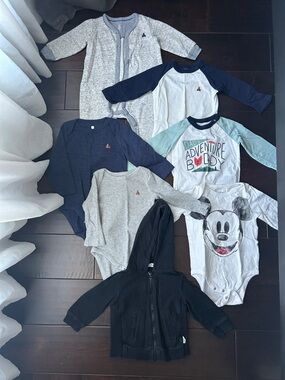 Gap 6-18mo Boys Lot Bundle 7-pieces - Gap and Miles Baby